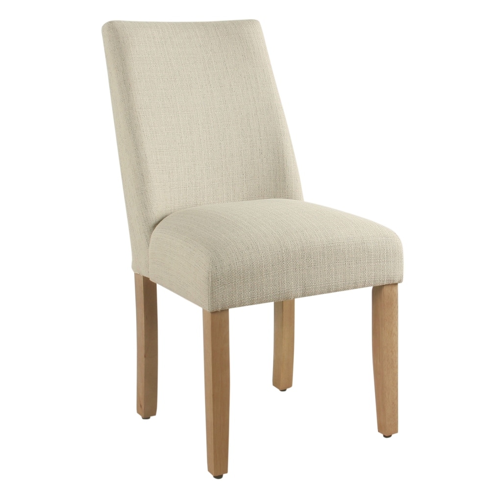 The Gray Barn Dragonfly Curved Back Stain resistant Textured Linen Single Dining Chair