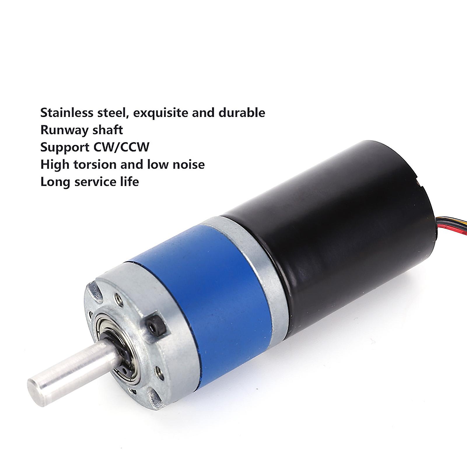 Brushless Dc Motor Mechanical Parts Metal Gear 36mm High Torsion Low Noise Wear Resistant 12v(430rpm )