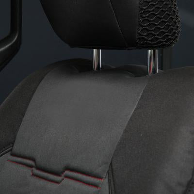 Smittybilt GEN2 Neoprene Front and Rear Seat Cover Kit (Black/Black) - 576201