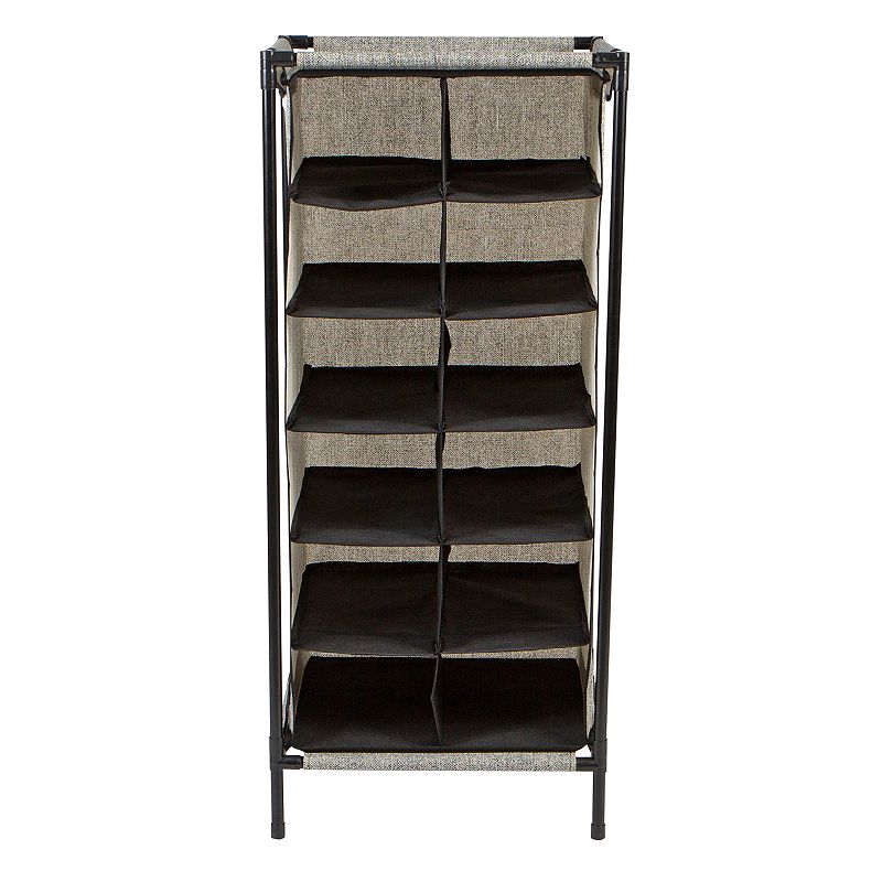 Simplify 12-Section Shoe Organizer