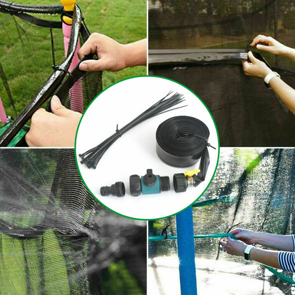 For Trampoline Sprinkler Spray Water Park Kid Fun Summer Outdoor Water Game 12M