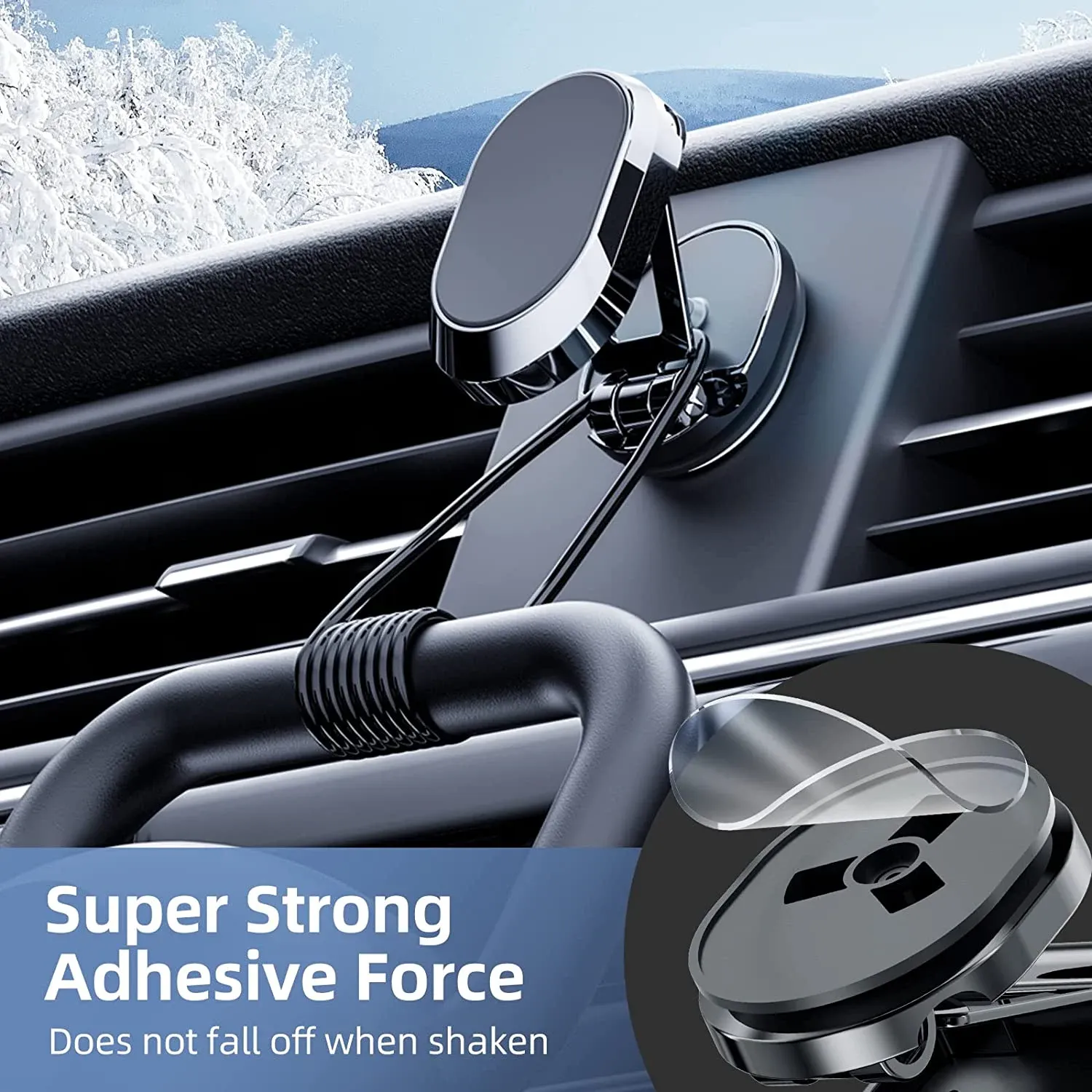 (🎅Flash Sale-49% Off ) 2022 NEW Foldable Magnetic Car Phone Mount (