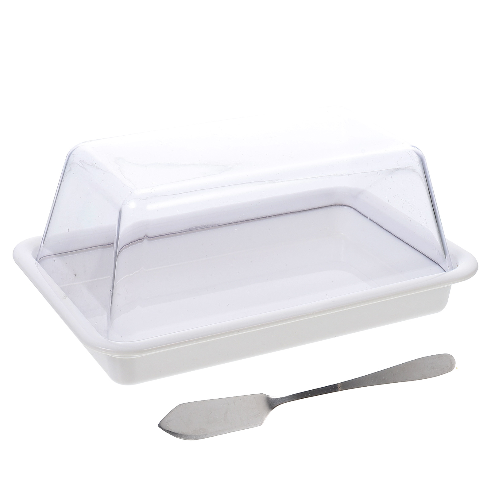 Nuolux Butter Dish Plate Cheese Cake Keeper Serving Covered Holderstoragebox Plate Dish Bowls Container Snack Platter Salad