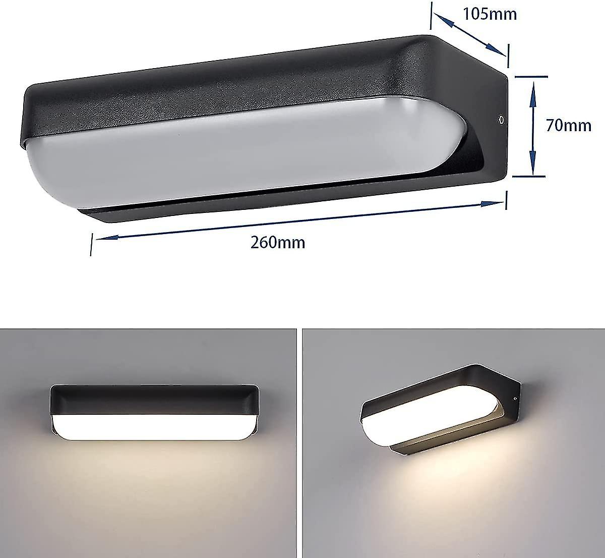 12w Led Outdoor Ip65 Corridor Down Stcase/balcony/en/porch 4000k