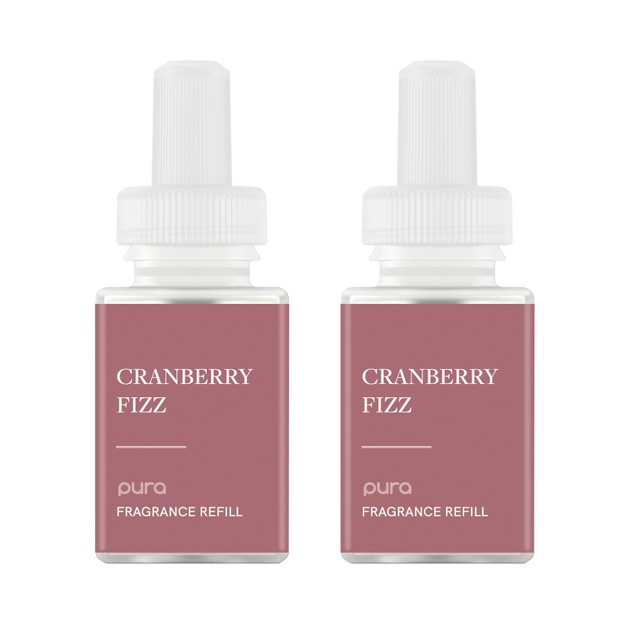 2pk Cranberry Fizz Smart Vial Fragrance Refill Pura