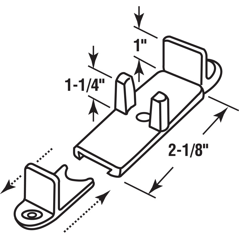 WRDRBE DR GUIDE ADJ1.25