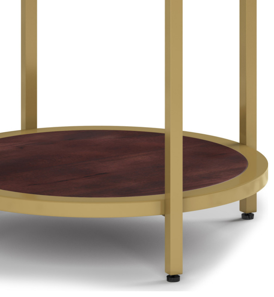 Jenna Round Side Table   Contemporary   Side Tables And End Tables   by Simpli Home Ltd.  Houzz