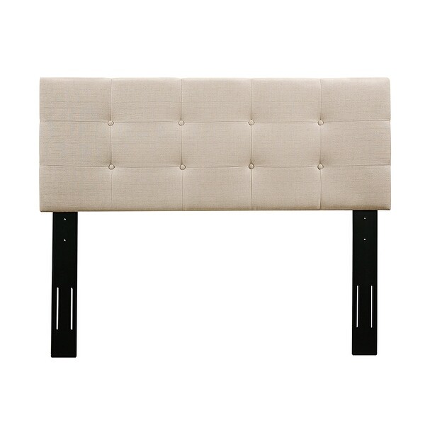 Mid-Rise Fabric Upholstered Panel Headboard - - 36288418