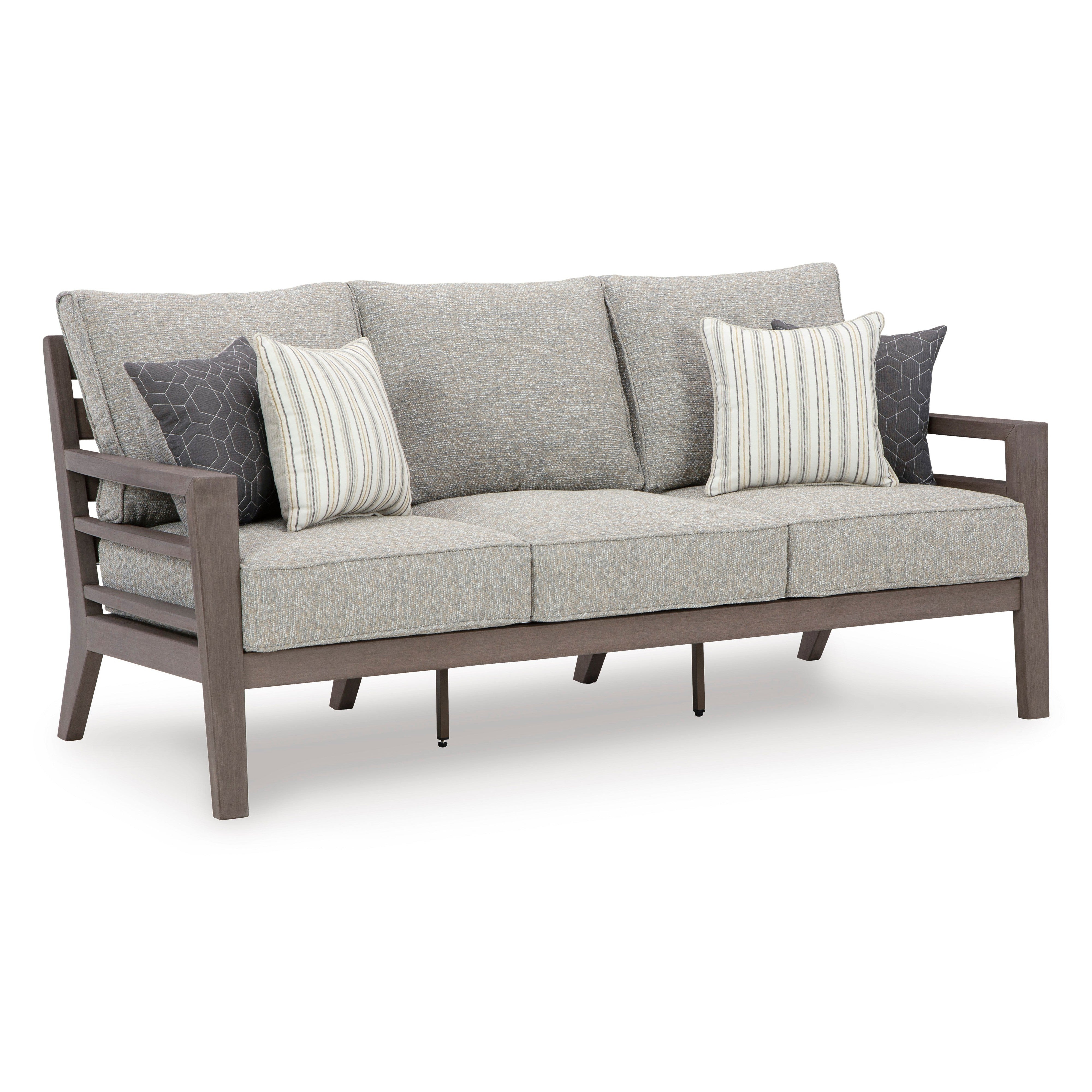 Poly Teak Taupe Outdoor Deep Seating Sets