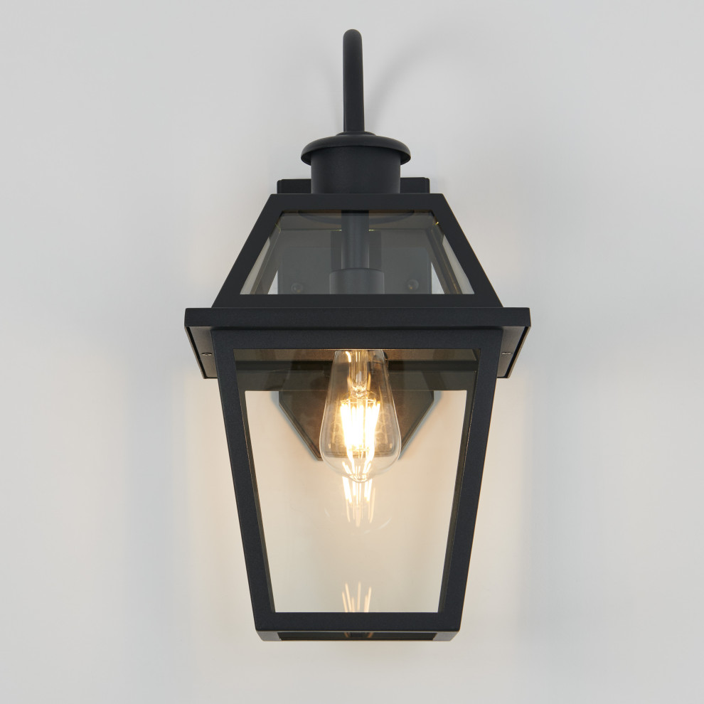 Artika Colonial Outdoor Wall Light Fixture with 6W LED Edison Bulb   Transitional   Outdoor Wall Lights And Sconces   by Artika  Houzz