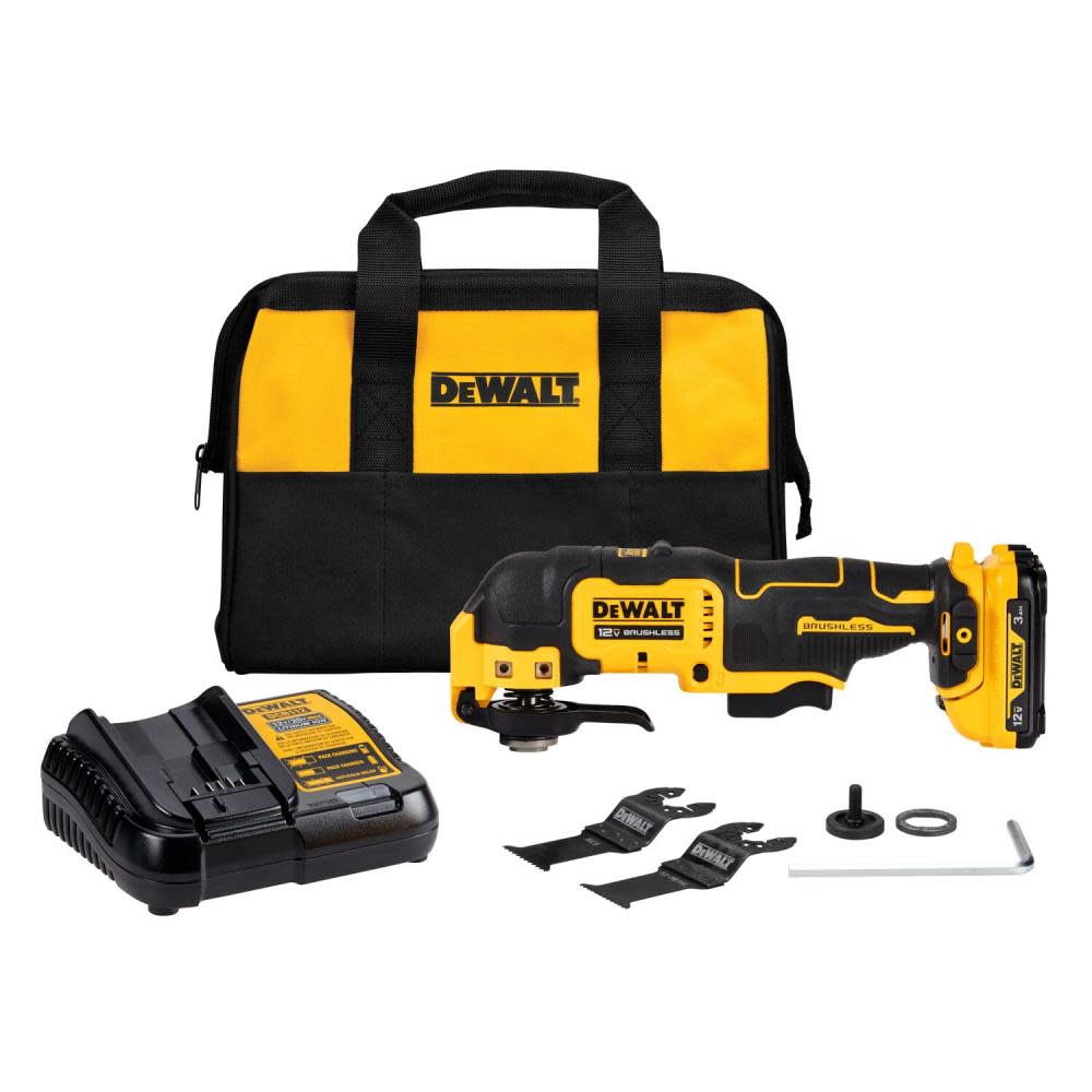 DEWALT XTREME 12V MAX Oscillating Tool Brushless Cordless Kit ;