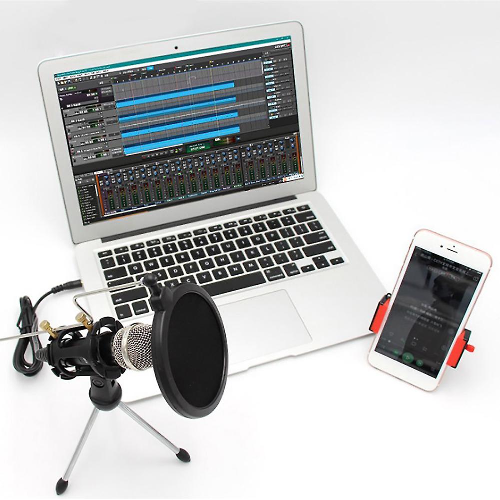 Online Voice Usb Condenser Microphone Mic For Laptop Computer