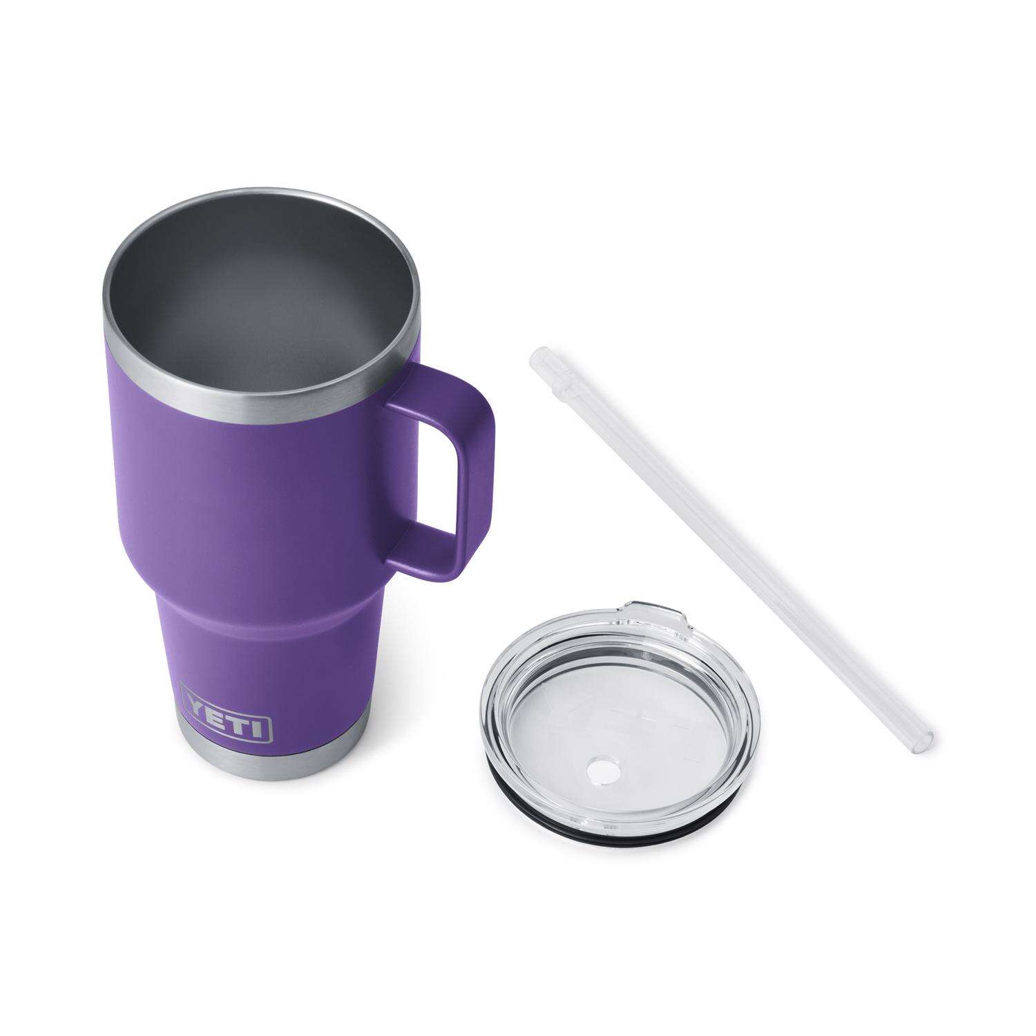 YETI Rambler 35 oz Peak Purple BPA Free Straw Mug