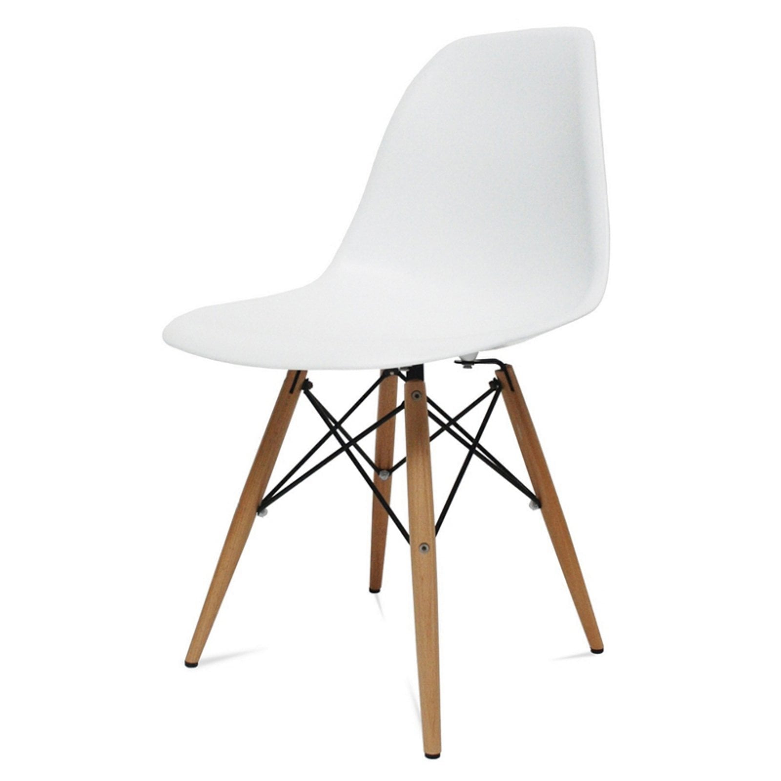 Aron Living Paris Dining Side Chair with Wood Legs