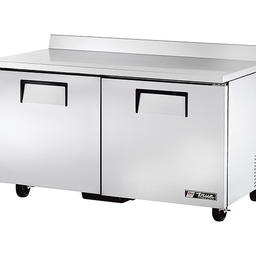 True TWT-60F-ADA Worktop Freezer， ADA Compliant - Two Door， 15.5 Cu. Ft.