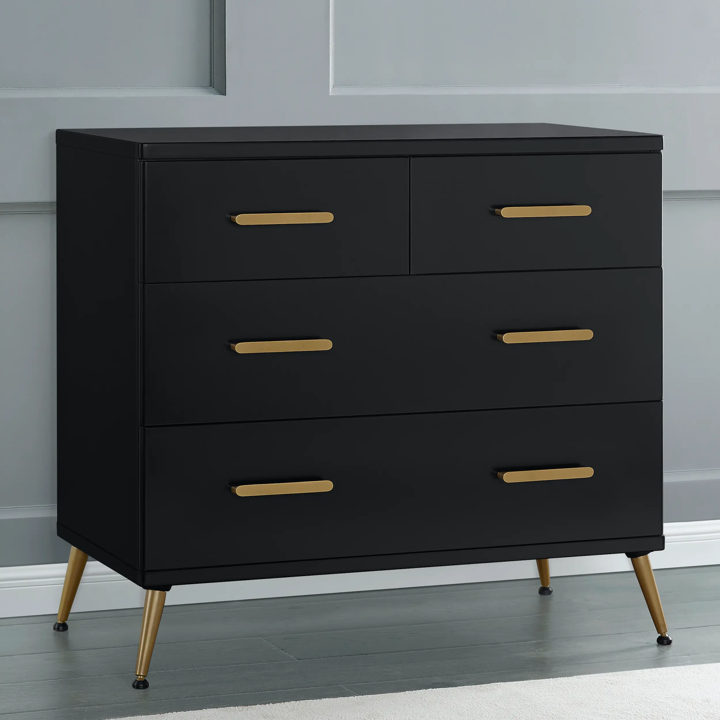 Sloane Black Dresser with Changing Top