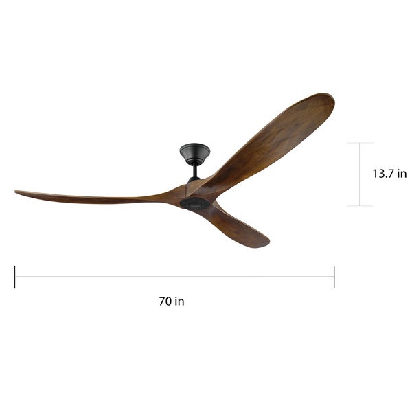 Monte Carlo Maverick Max 70-inch Black Ceiling Fan Shopping - The Best Deals on Ceiling Fans | 19005691