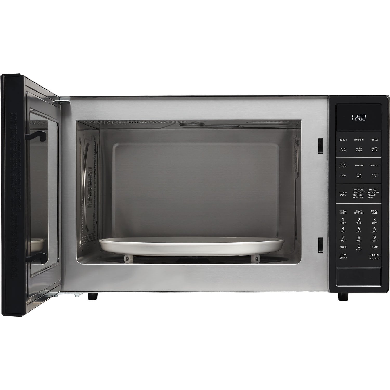 Restored Sharp SMC1585BB 1.5 CF 900W Matte Black Carousel Convection Microwave Oven (Refurbished)