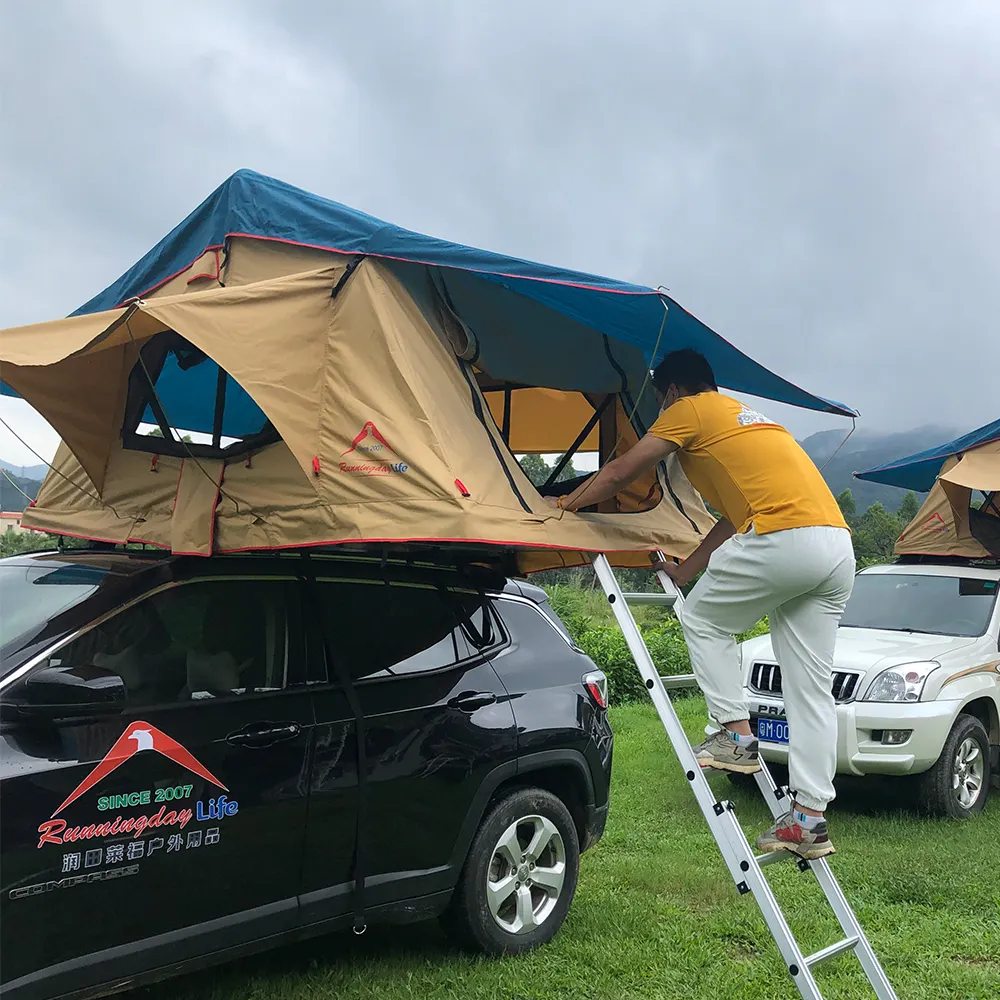 Runningday Life tent on the roof of the car car tents camping outdoor roof top fj cruiser