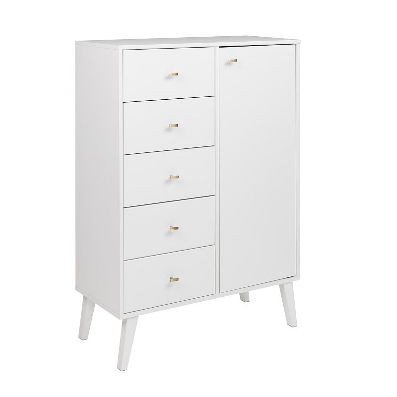 Prepac Milo 5-Drawer Chest with Door