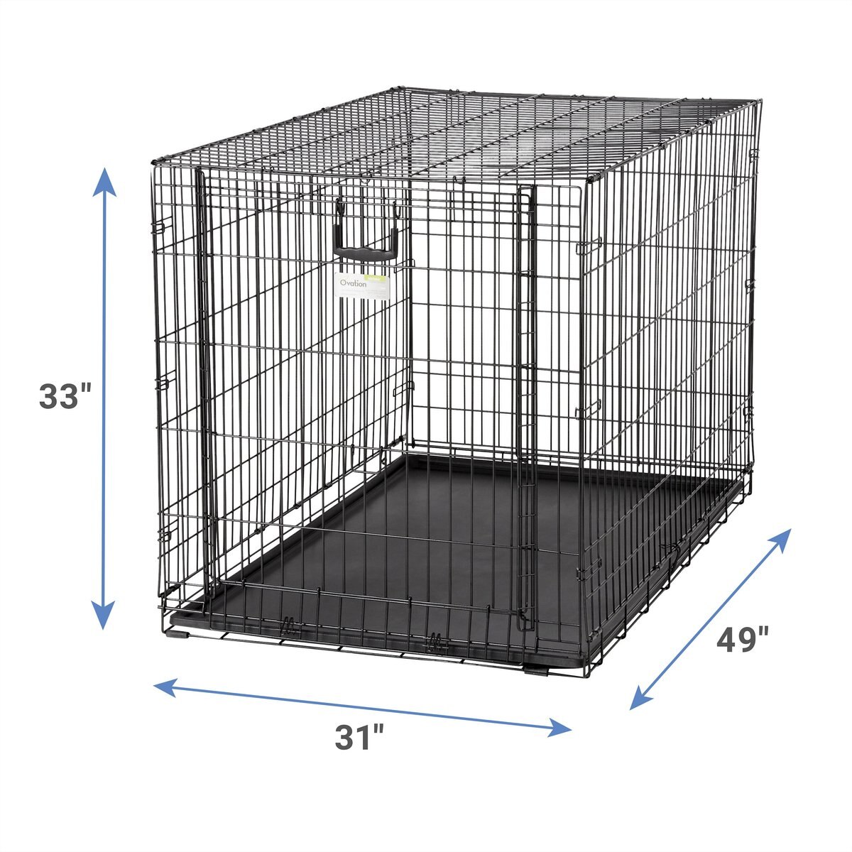 MidWest Ovation Single Door Collapsible Wire Dog Crate