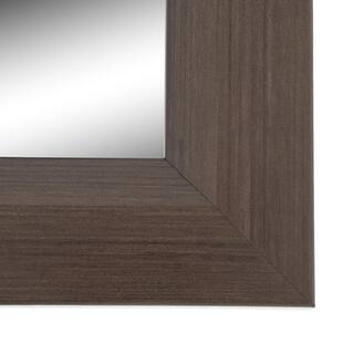 Glacier Bay Shaila 24 in. x 31 in. Single Framed Vanity Mirror in Silverleaf MS2431-SVL