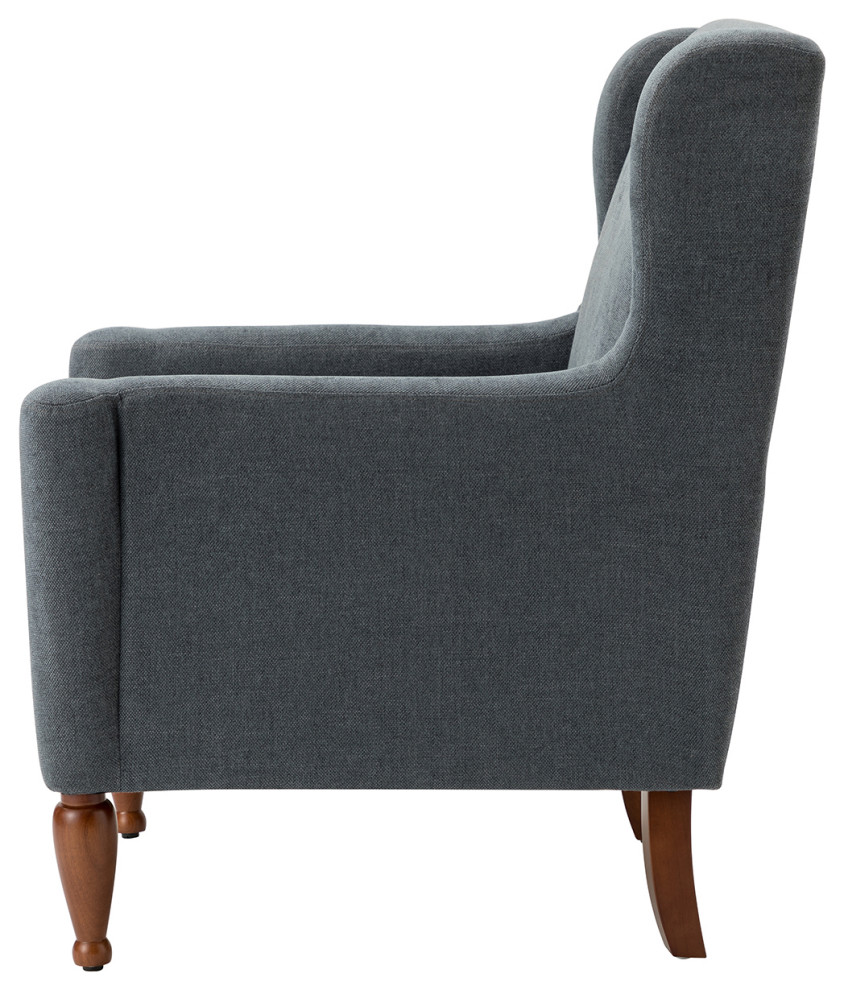 Konrad Armchair   Traditional   Armchairs And Accent Chairs   by Karat Home  Houzz