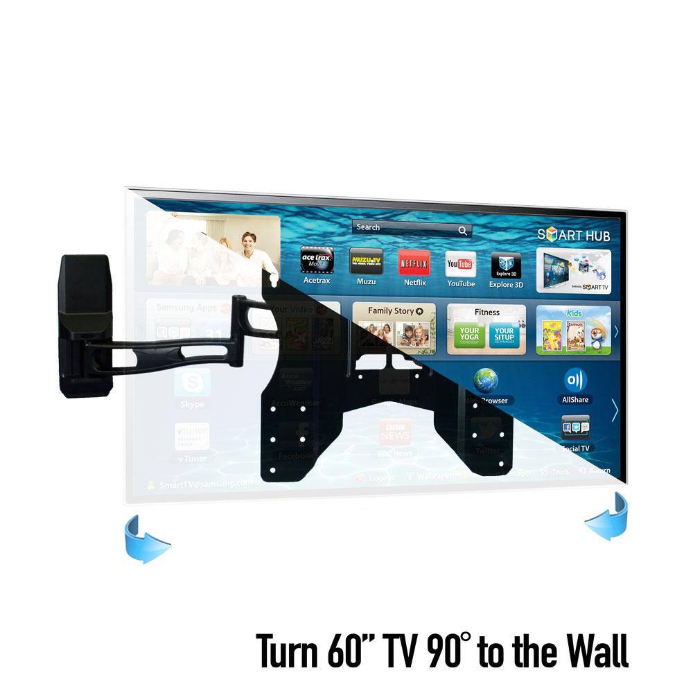 Aeon Stands and Mounts Full Motion Wall Mount with Long 29 in. Extension for 32 in. to 65 in. TVs Aeon 40112