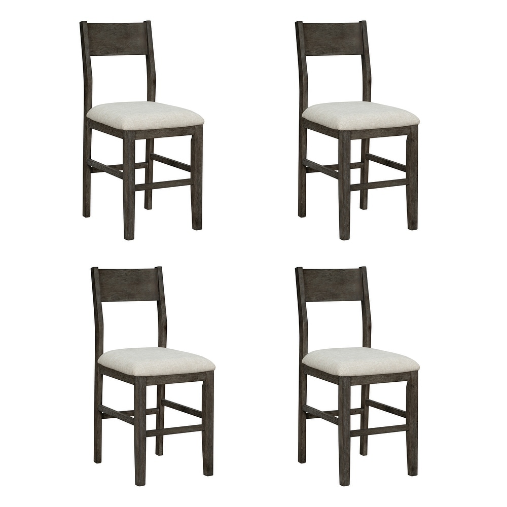 5 Piece Counter Height Dining Table Set with 1 Dining Table and 4 Dining Chairs