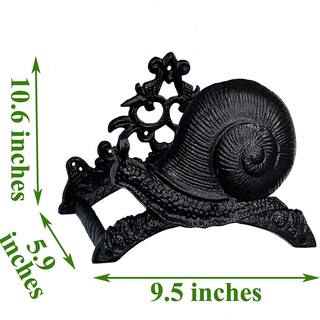 Cubilan Decorative Garden Hose Holder Hose Hanger Heavy Duty Cast Iron Garden Yard Water Pipe Holds Wall Mounted Hose Butler B0B2DJBVMH