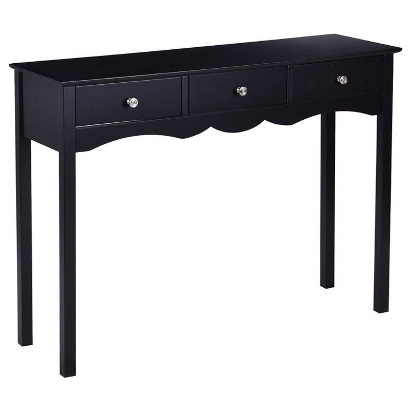 3-Storage Drawers Hall Console Table for Entryway