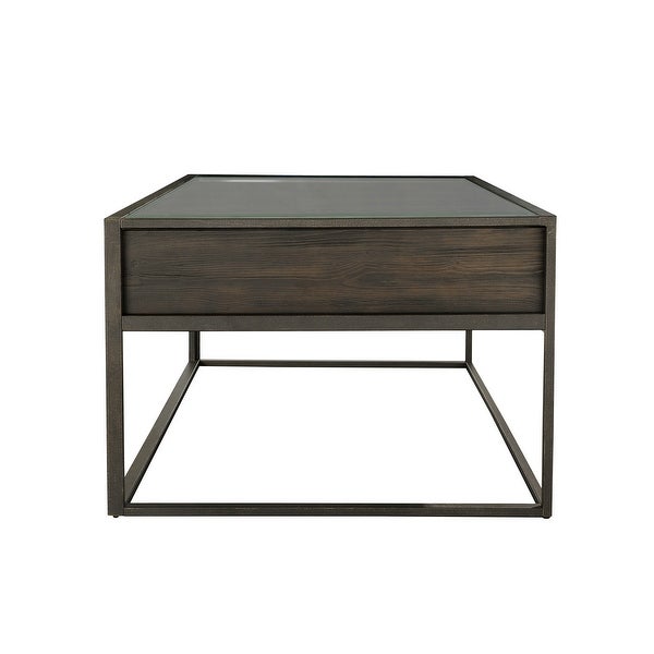 Bradley Three-Drawer Coffee Table in Chalet