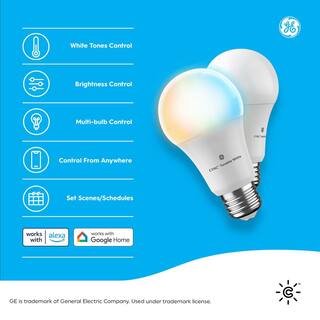 Cync 60-Watt EQ A19 Tunable White Dimmable Smart LED Light Bulb 93128973