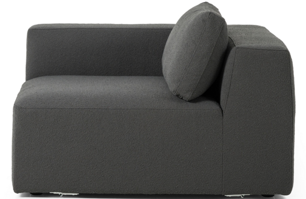 Basina Arm Sectional Piece   Transitional   Armchairs And Accent Chairs   by Marco Polo Imports  Houzz