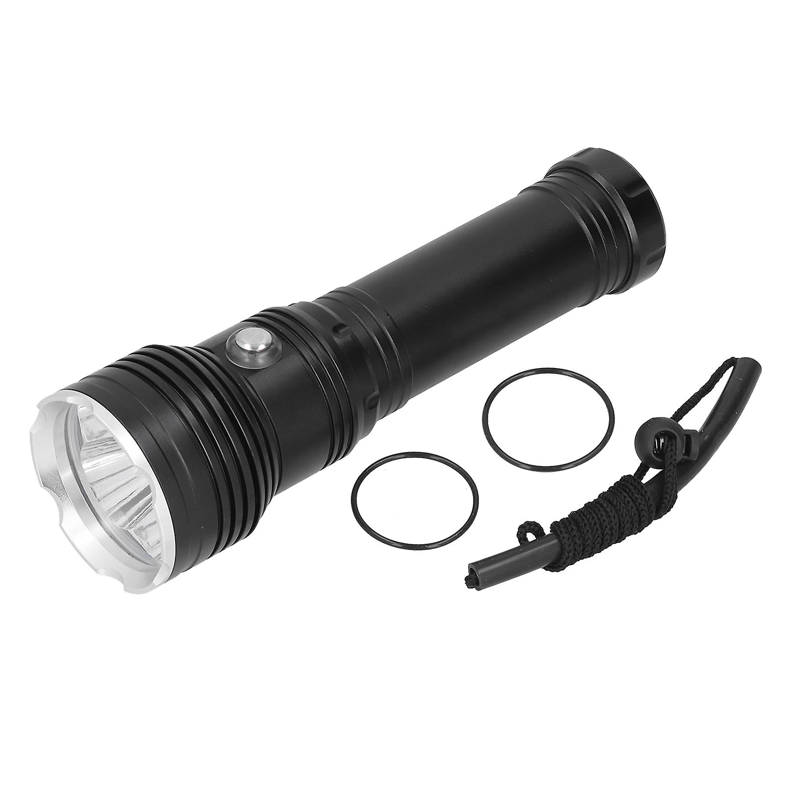 4led Underwater Photography Flashlight 10000lm Ipx8 Waterproof Diving Fill Light For Camping Fishing