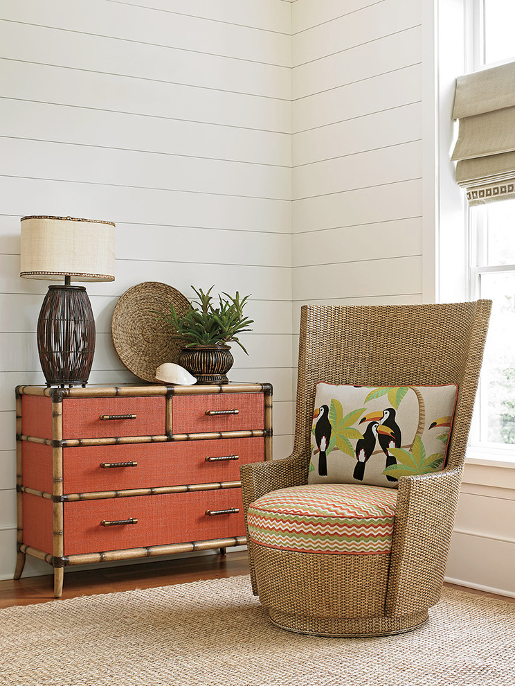 Red Coral Chest   Asian   Accent Chests And Cabinets   by Benjamin Rugs and Furniture  Houzz