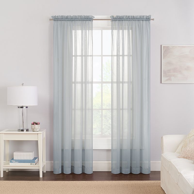 eclipse 2-Pack Victoria Voile Window Curtains