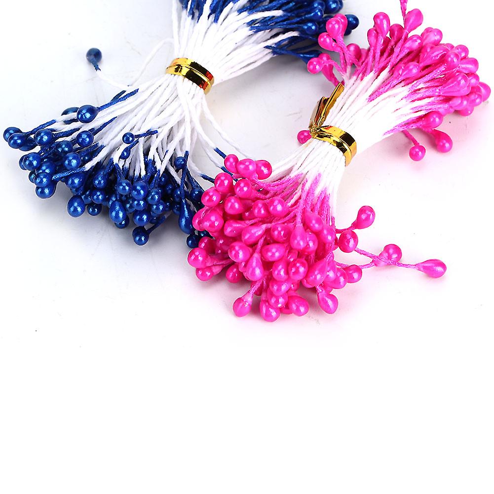 900 Pcs Artificial Flower Stamen Dried Flower Hand Made Stamen Decorative Accessory 3mm