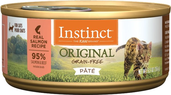 Instinct Original Grain-Free Pate Real Salmon Recipe Wet Canned Cat Food