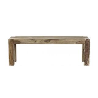 Home Decorators Collection Edmund Smoke Gray Wood Dining Bench HDC-5026