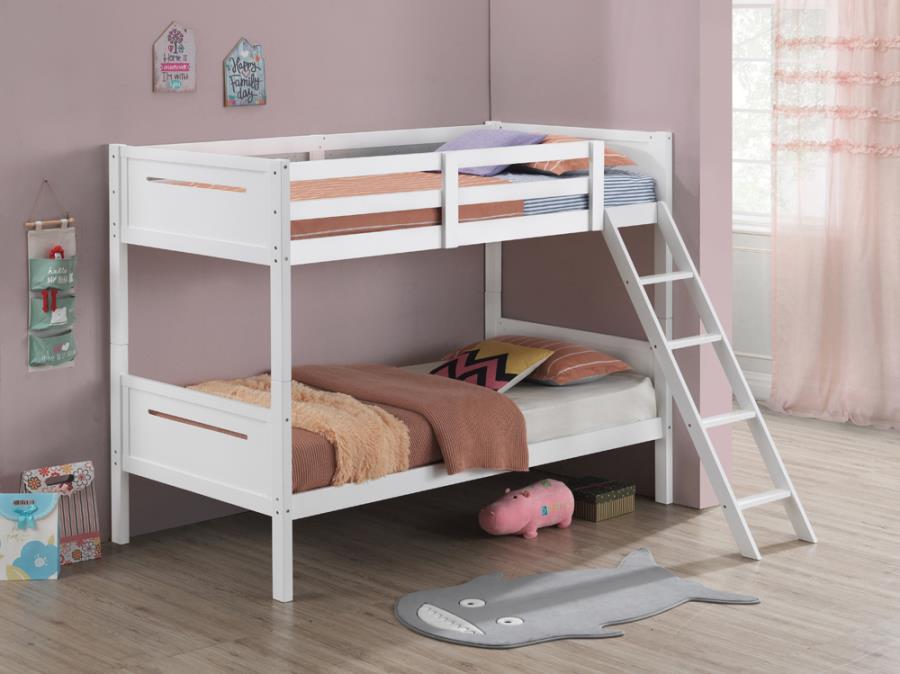 Littleton Twin/Full Bunk Bed With Ladder