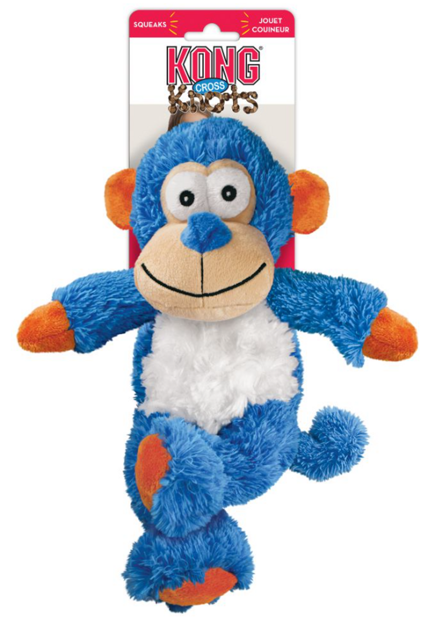 KONG Cross Knots Monkey Toy， Medium/Large