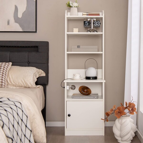 Nightstand with Charging Station - 55