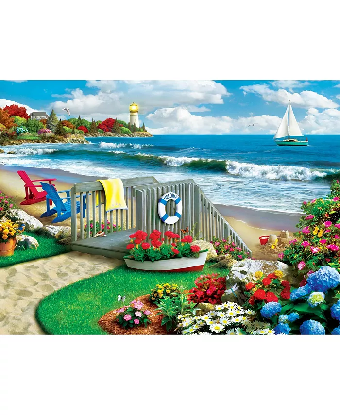 MasterPieces Puzzles Memory Lane Coastal Getaway 300 Piece Puzzle By Alan Giana