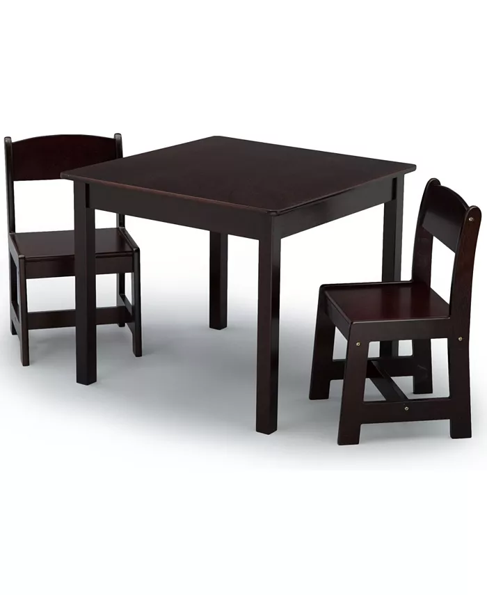 Delta Children Mysize Wood Table and Chairs Set  3 Piece