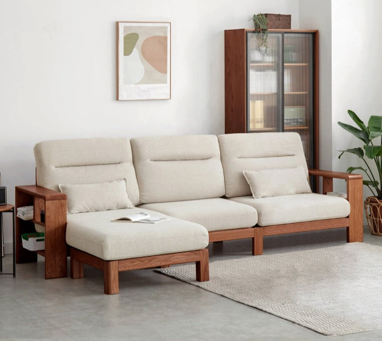 Oak Solid Wood Sectional Sofa   Transitional   Sectional Sofas   by GVAwood  Houzz