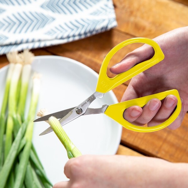 2-Pack Joyce Chen Original Unlimited Kitchen Scissors， Yellow