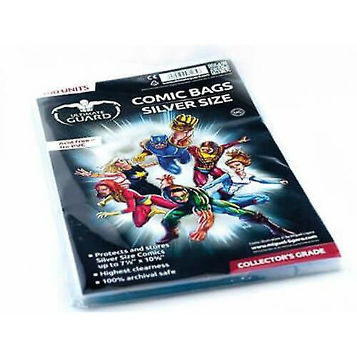 Ultimate Guard Comic Bags Resealable 100pk (Silver)