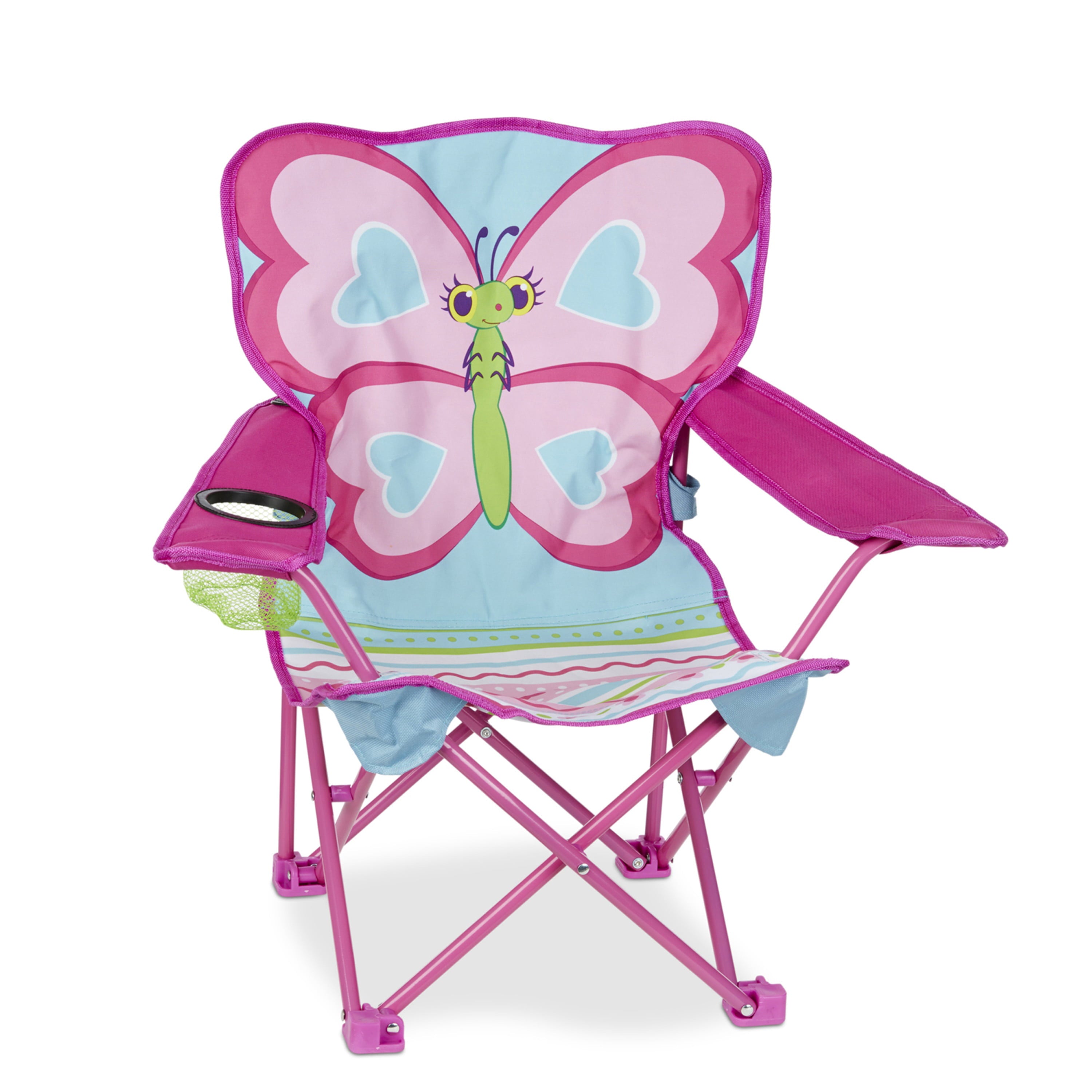 Melissa & Doug Sunny Patch Cutie Pie Butterfly Folding Lawn and Camping Chair