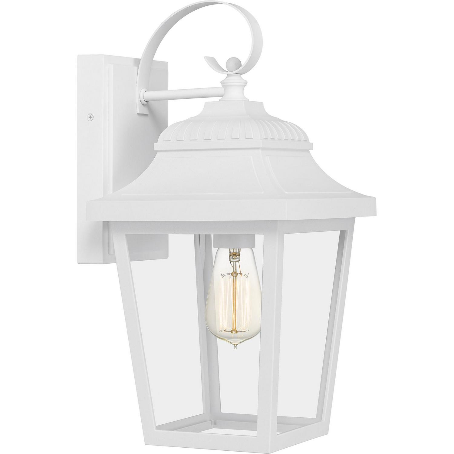 Ashley Harbour Penny 1-Light White Lustre Outdoor Wall Lantern